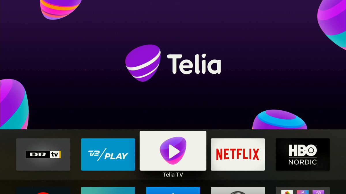 Urimelig indelukke Link Telia TV er første tv-distributør på Apple TV - recordere.dk